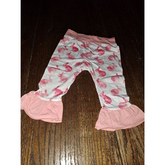 New Infant Baby Girl 18 Month Sz 100 Shishifamg Pink White 4pc Easter Outfit NWT - Picture 5 of 7